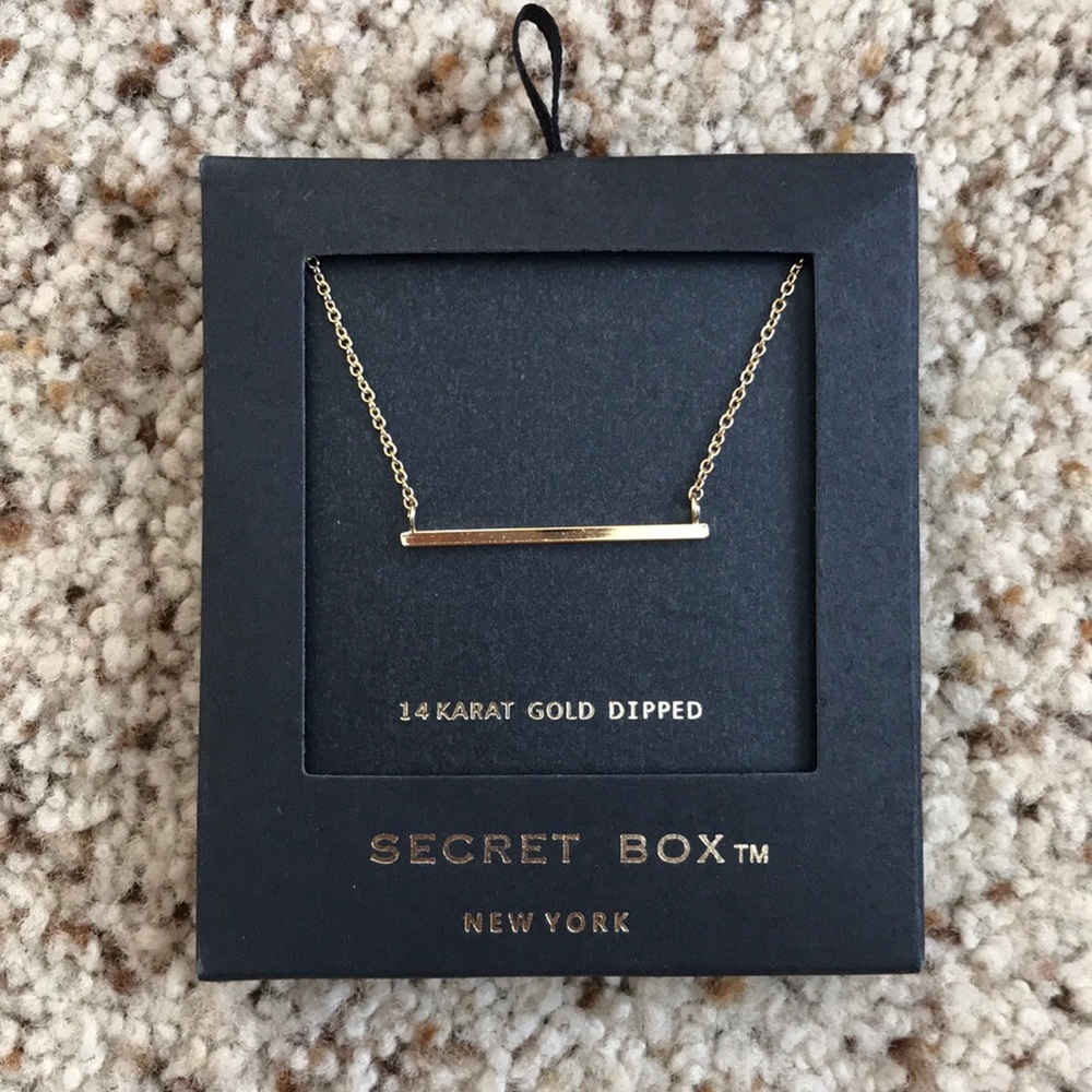 Gold Bar Necklace